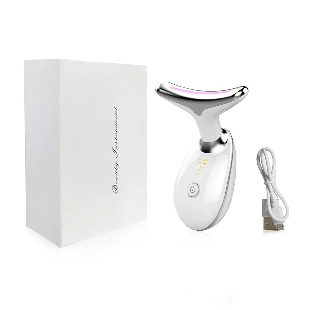 LiftGlow™ 7-in-1 Facial Massager – LED Light, Microcurrent & Heat Therapy for Younger Skin